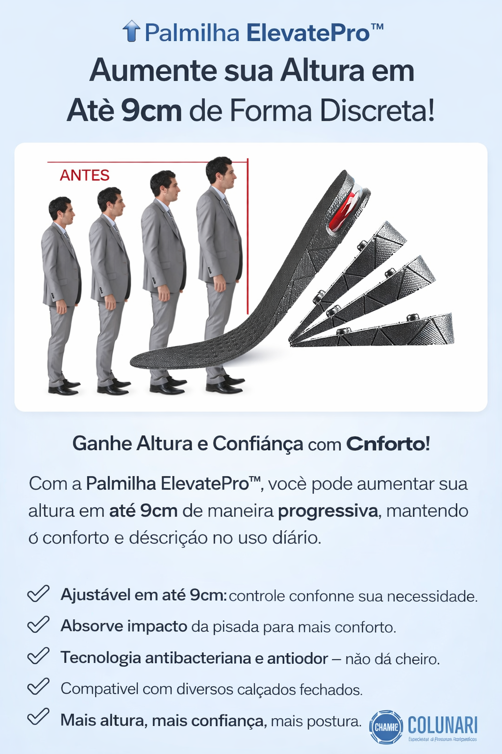 Palmilha ElevatePro™