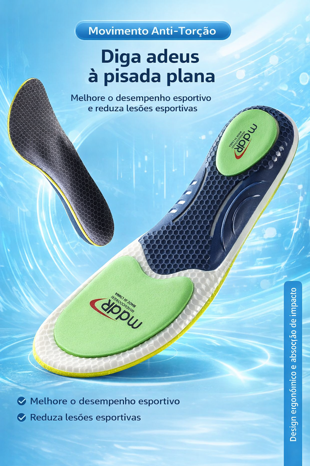 Palmilha ortopédica OrthoBalance™