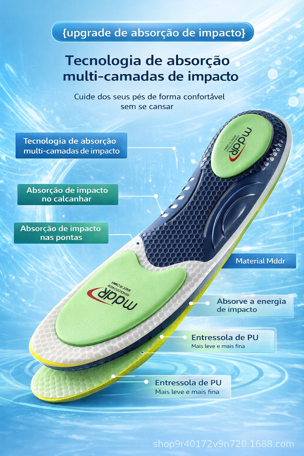 Palmilha ortopédica OrthoBalance™