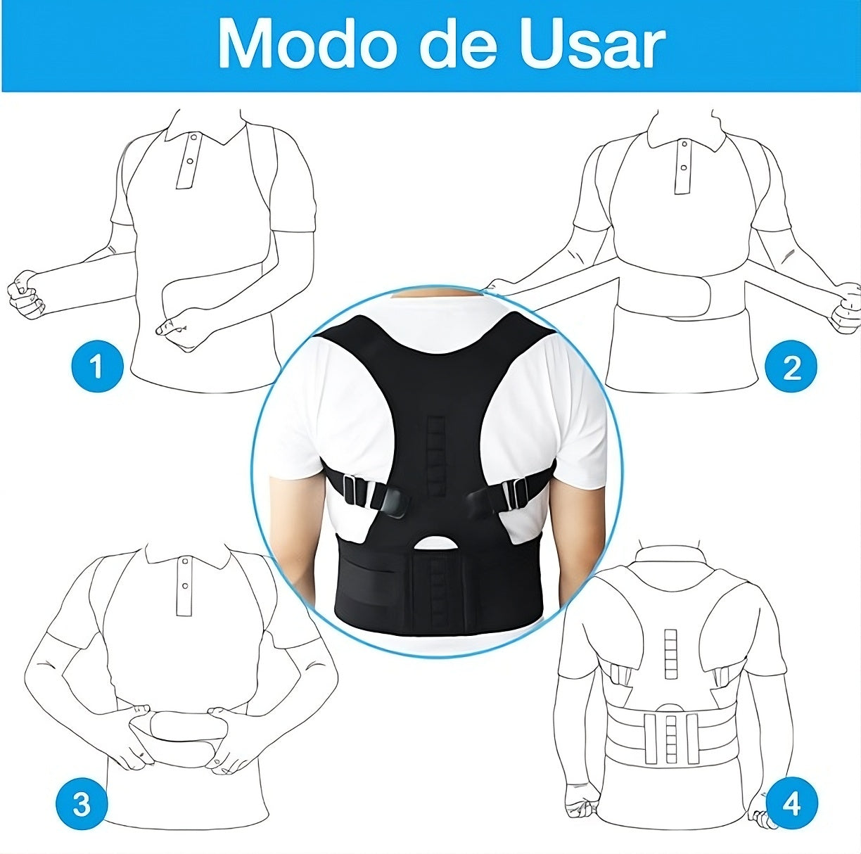 Corretor Postural PosturaMag™
